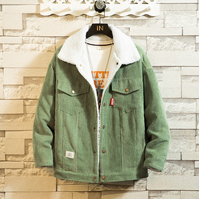 Men's Thick Corduroy Padded Jacket Casual Padded Jacket