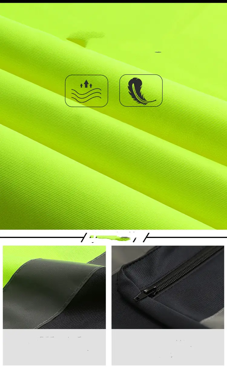 LIKAI Reflective Vest Construction Protective Clothing Leadership Jacket
