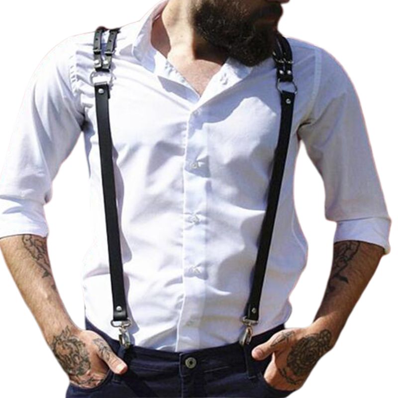 Retro Belt Business Suspender Belt Trendy Trousers
