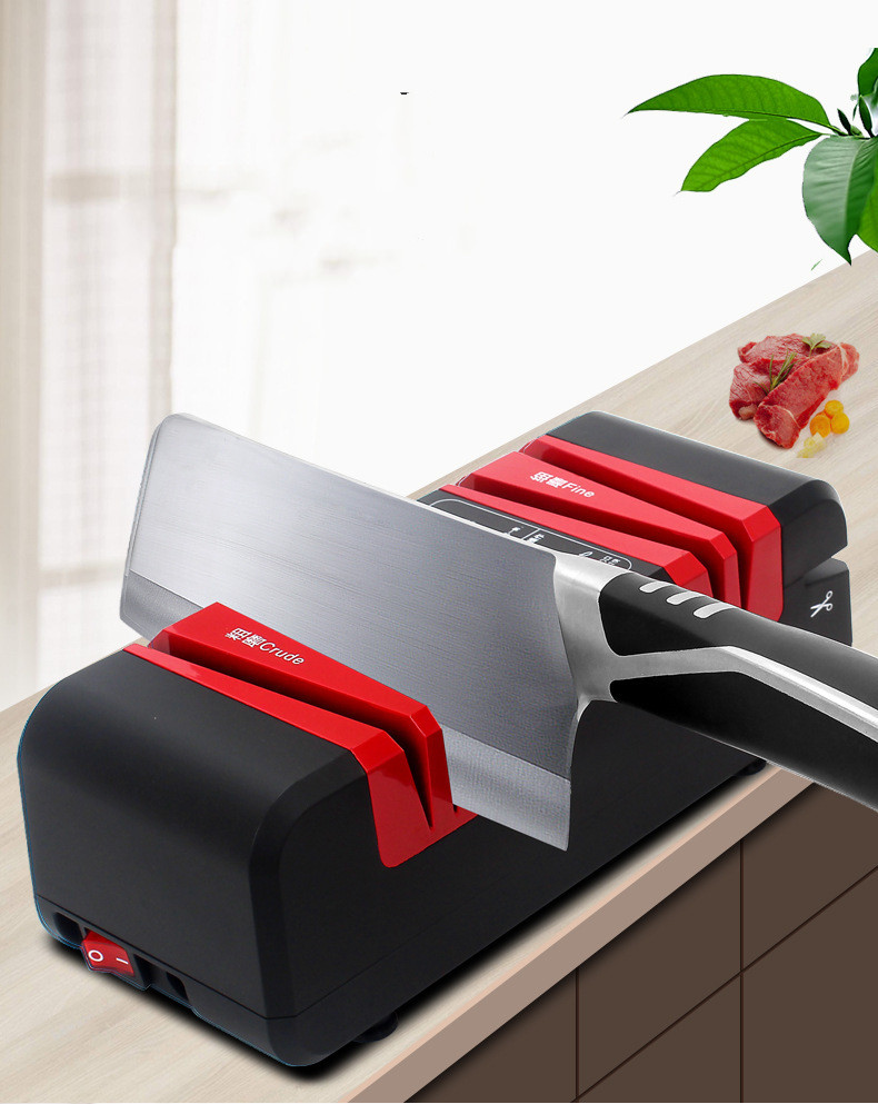 Title 5, Plug-In Automatic Household Kitchen Knife Sharp...