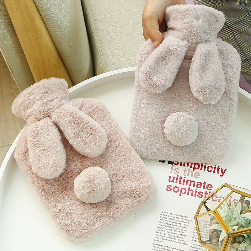 Ear rabbit Irrigation Water Bottle, Winter Warm Rubber