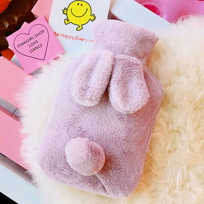 Ear rabbit Irrigation Water Bottle, Winter Warm Rubber