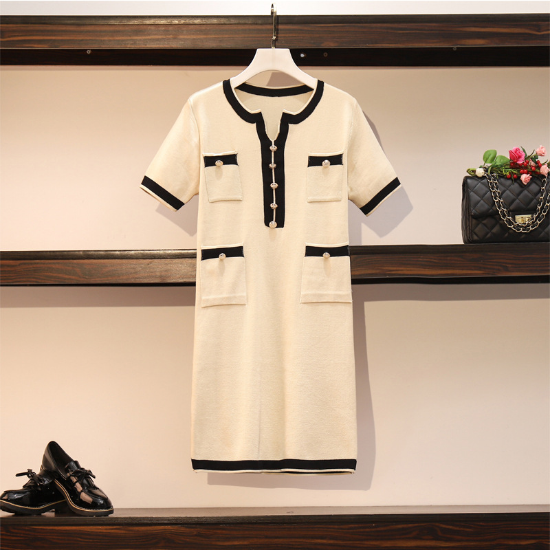 Korean Style Loose Dress Knitted Skirt