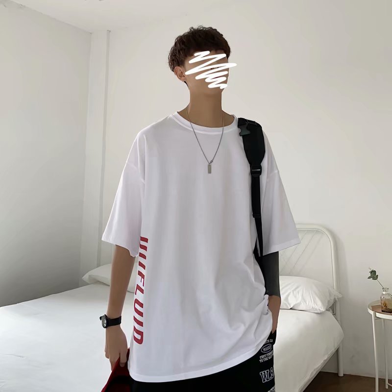 Fashion Casual Men's Loose Short Sleeves