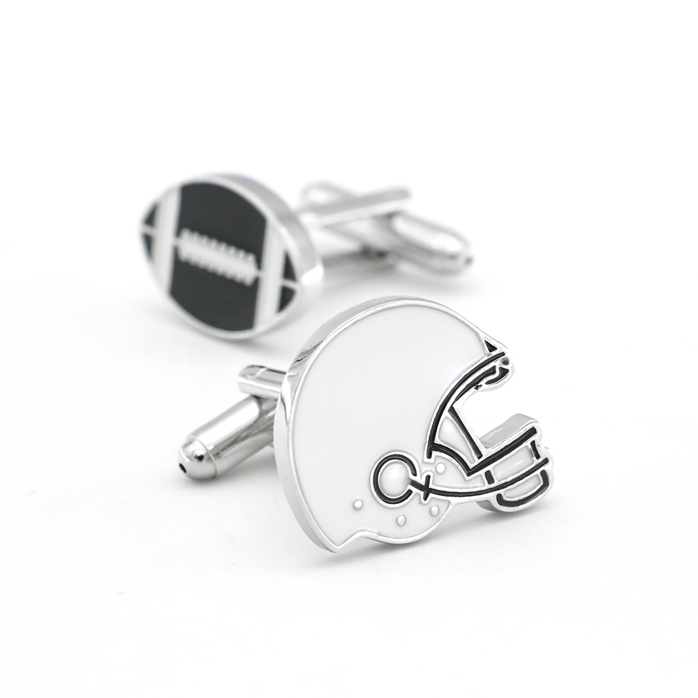 Football Helmet Cufflinks