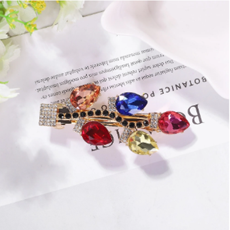Alloy Diamond Earring Hairpin Set