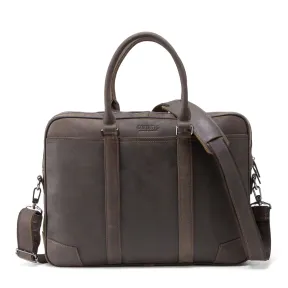 Side view of briefcase