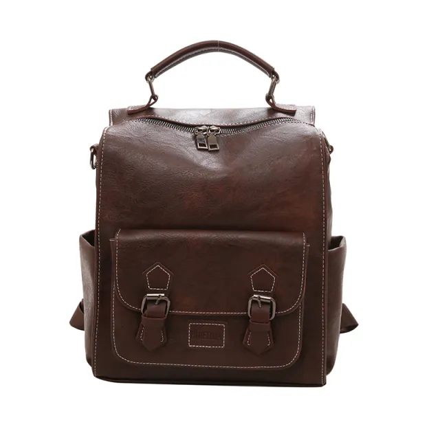 All Match Fashionable Large Capacity Travel Backpack Coffee - Shop at LoveMi
