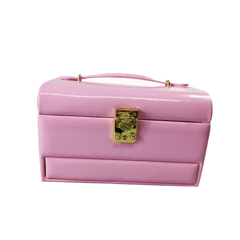 Jewelry Box Organizer Portable Travel Earring Holder and Ring