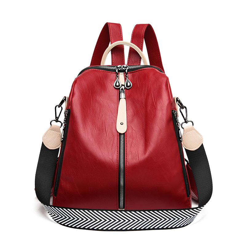 Title 8, Multifunktionaler Rucksack Damen Mode Leder Kor...