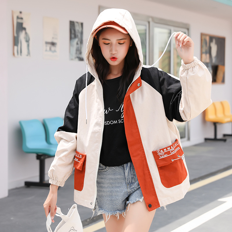 Loose Student Fashion Casual Hooded Baseball Uniform