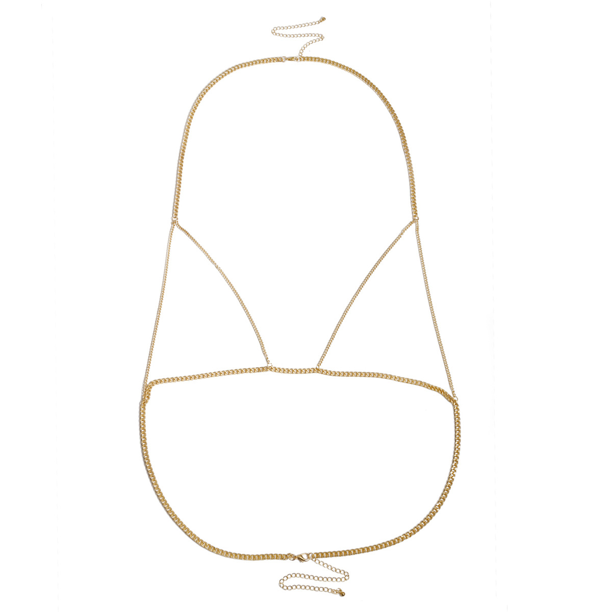 Title 1, Metal Simple Thin Chain Body Chain