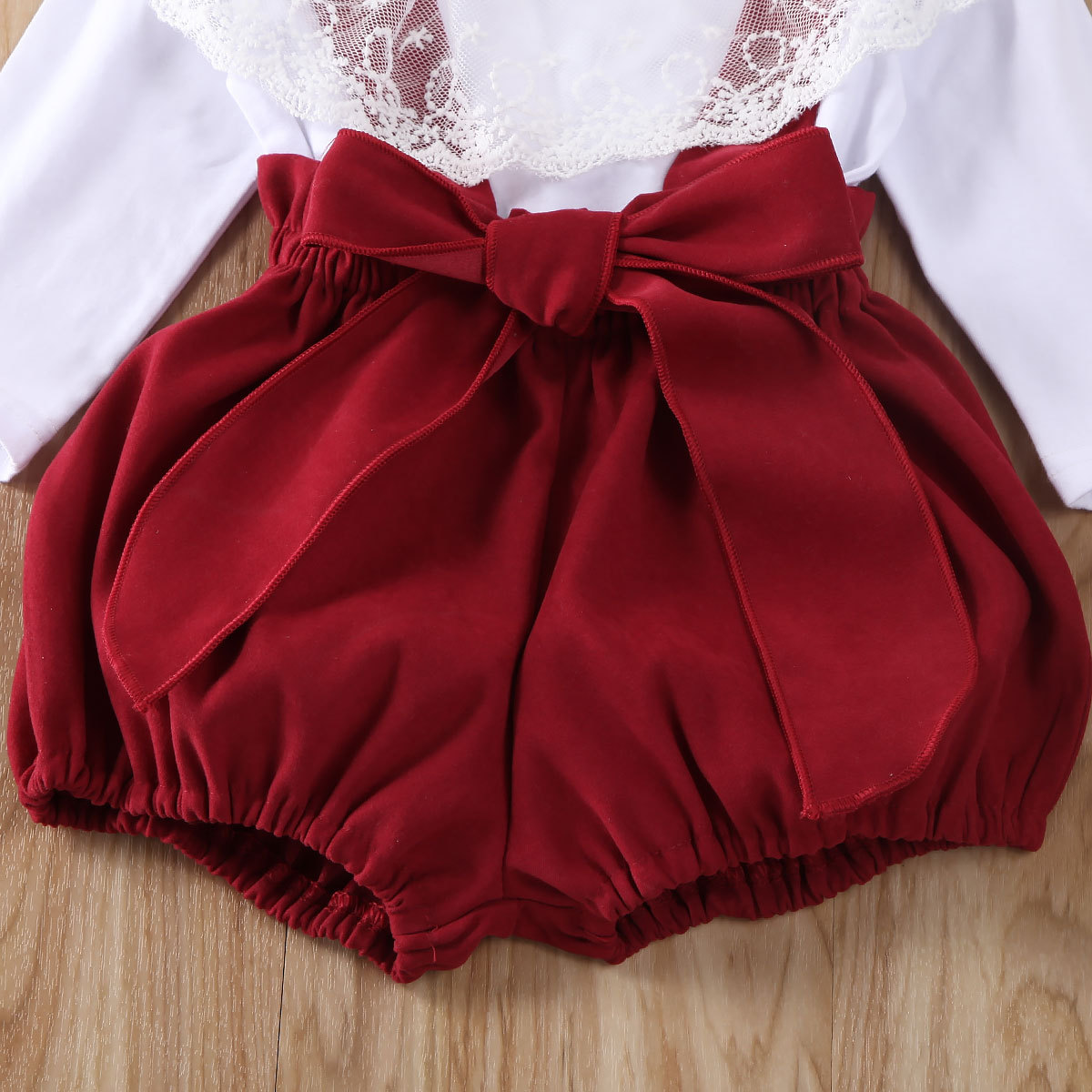 Two-piece Long-sleeved Shirt And Shorts