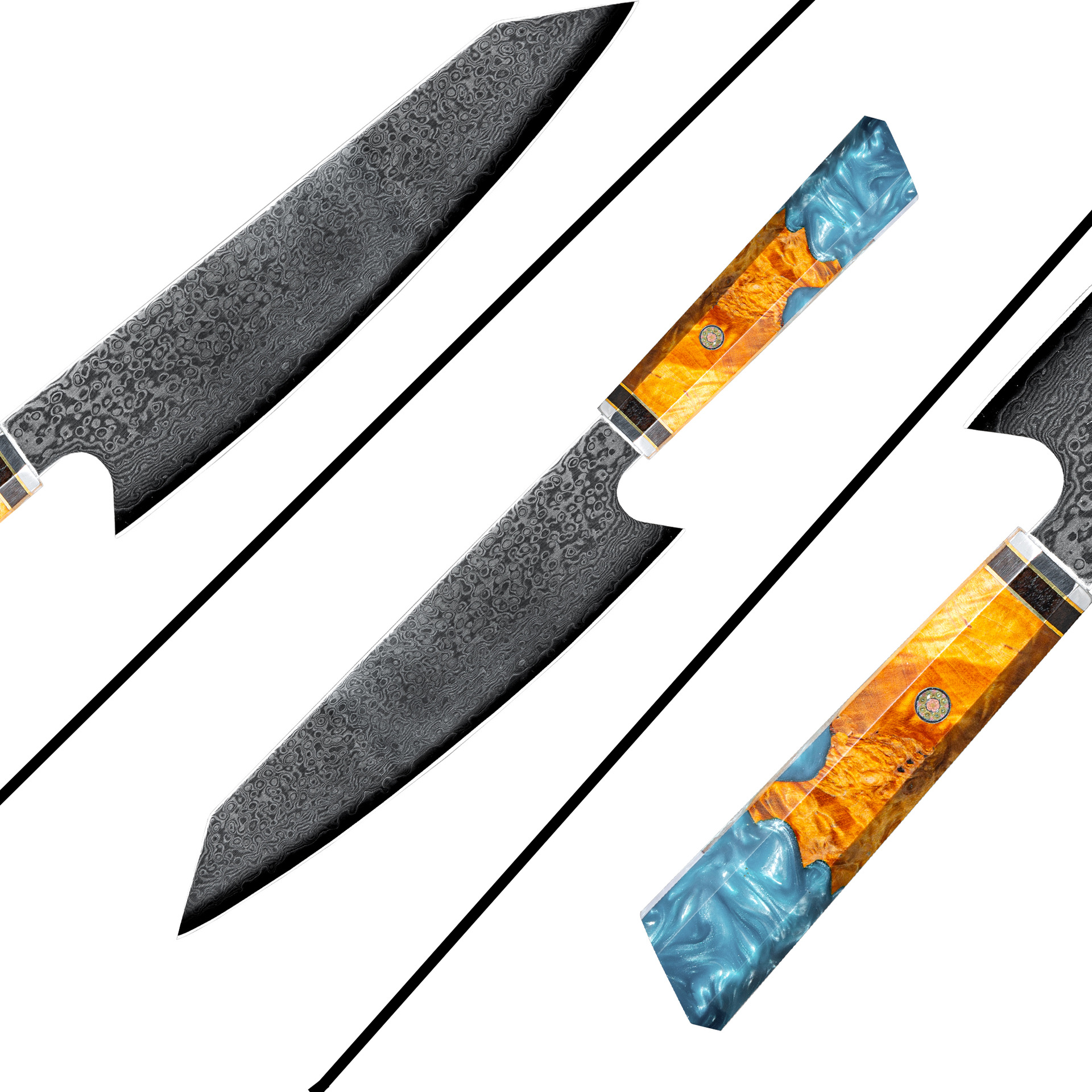 Damascus Steel Chef's Knife Chef's Knife — view 4