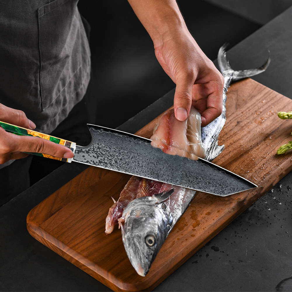 Damascus Steel Chef's Knife Chef's Knife — view 6
