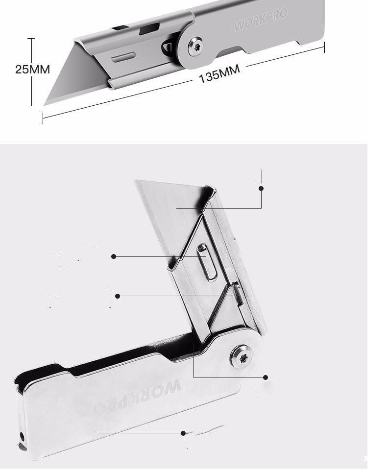 Title 4, W011020 Mini Protable Folding Utility Kni-fe St...