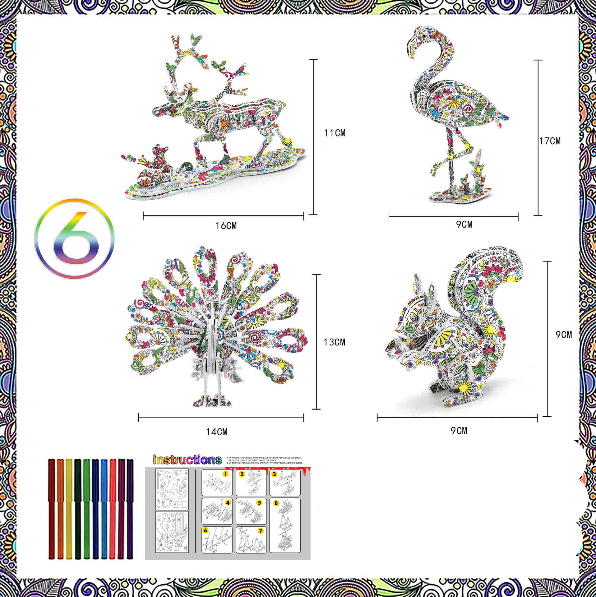 Title 6, Three-dimensional puzzle