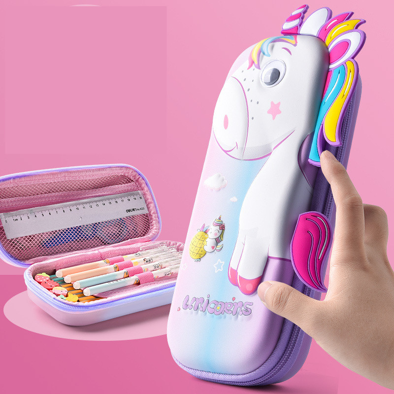 Pencil Case Female Cartoon Lovely Large Capacity Pencil Case - Image 3