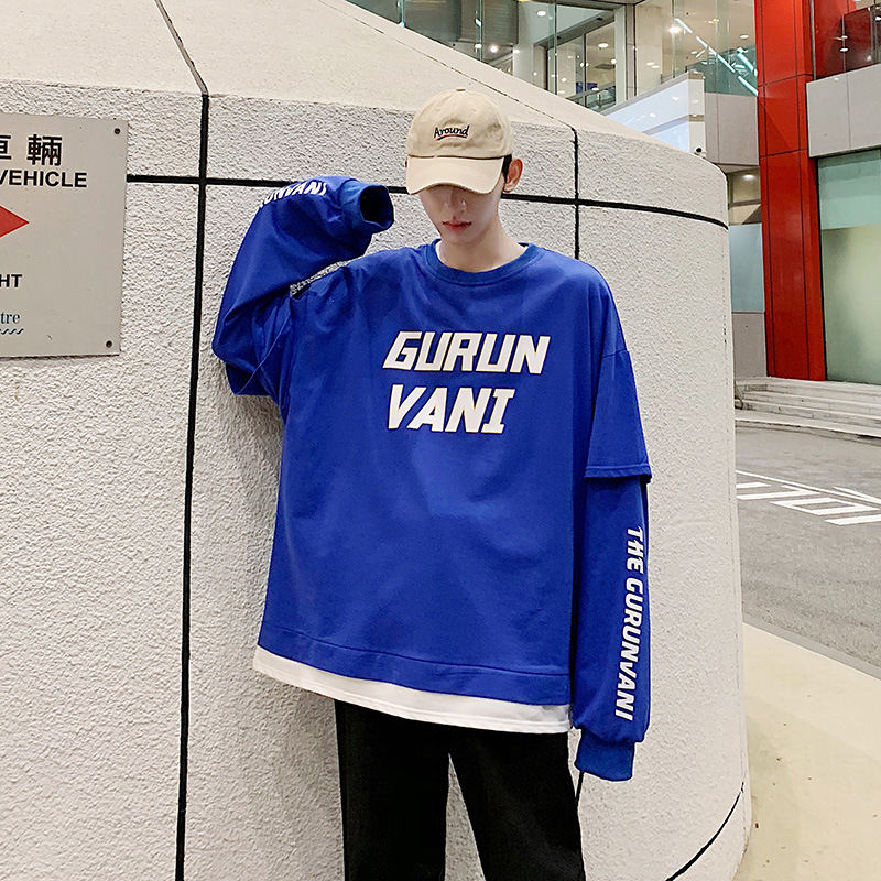 Letter Print Casual All-Match Long-Sleeved Top