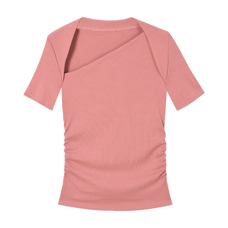 Slim Design Niche Bottoming Shirt Short-sleeved T-shirt