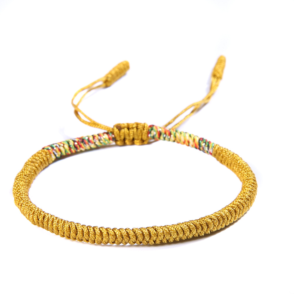 Hand-Woven Diamond Knot Bracelet, Red Hand Rope, Black Rope Bracelet, Ethnic Style Creative Jewelry