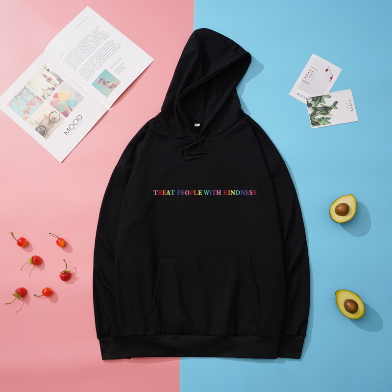 Title 4, Treat People With Kindness Loose Thin Hoodie