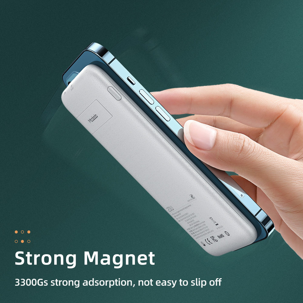 Magnetic Wireless Charging Treasure Back Clip Power Bank - Image 6