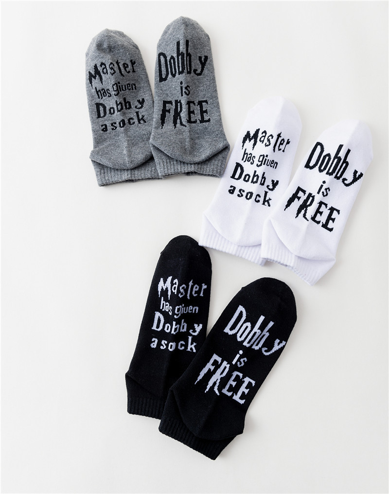 Casual Men's and Women's English Alphabet Socks Socks