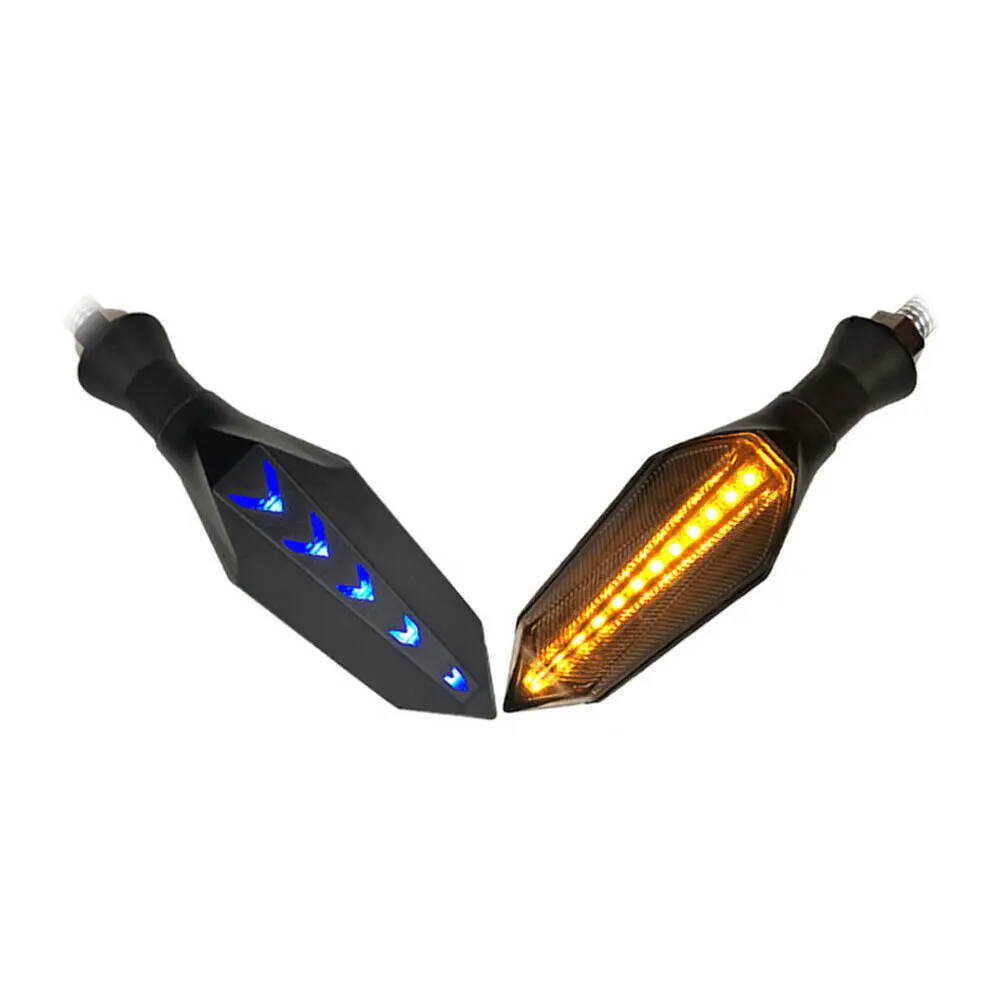 Motorcycle Two-Color LED Flowing Water Arrow Turn