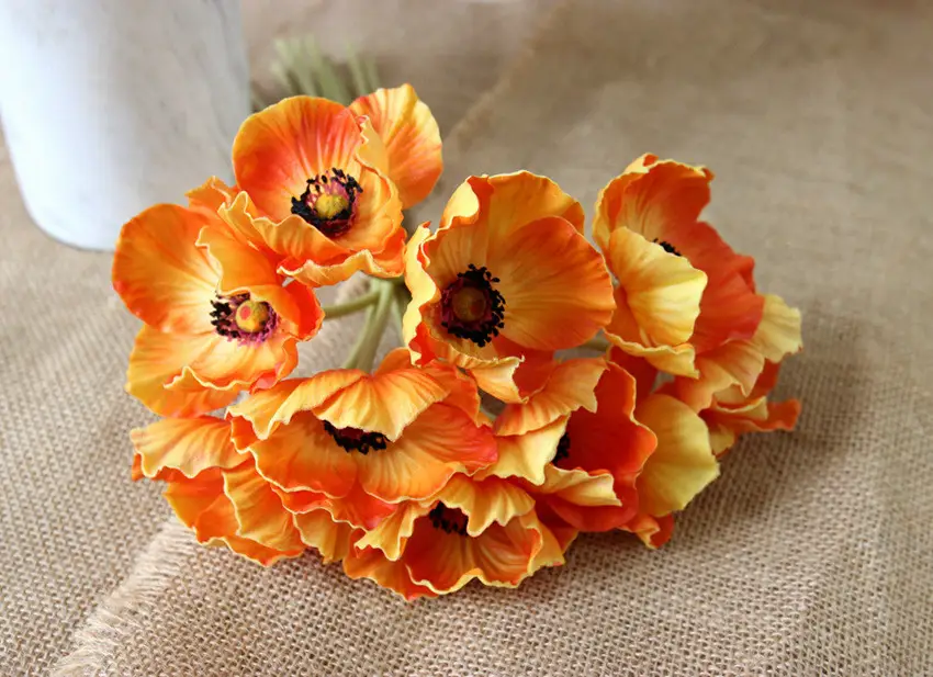 Artificial Flower Pu10 Mini Wedding Bouquet