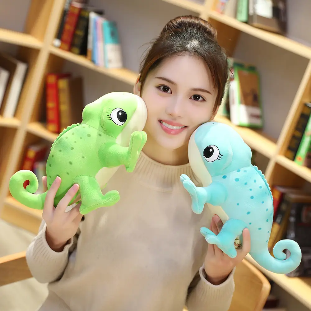Cartoon Frog Doll Plush Toy Doll Chameleon Doll