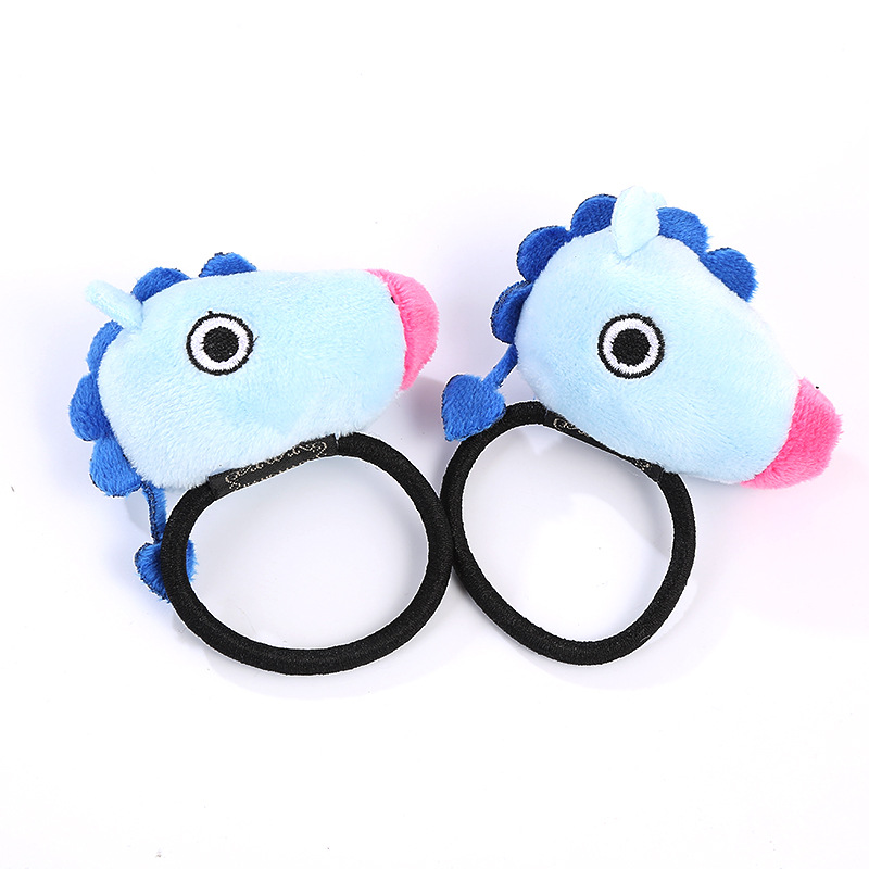 Title 7, Cartoon Plush Doll Hair Band Love Hairpin Rabbi...