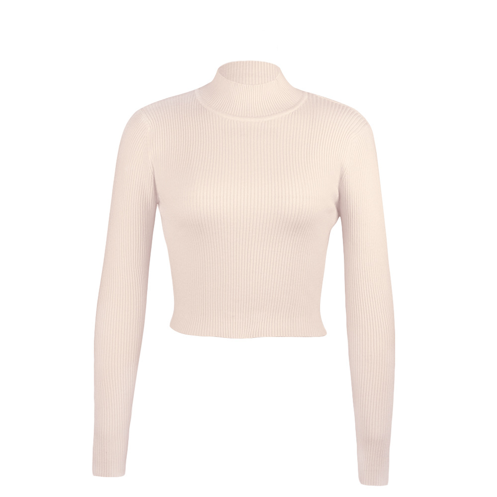 Women's Solid Color Rabbit Fur Halter Strap Sexy Top