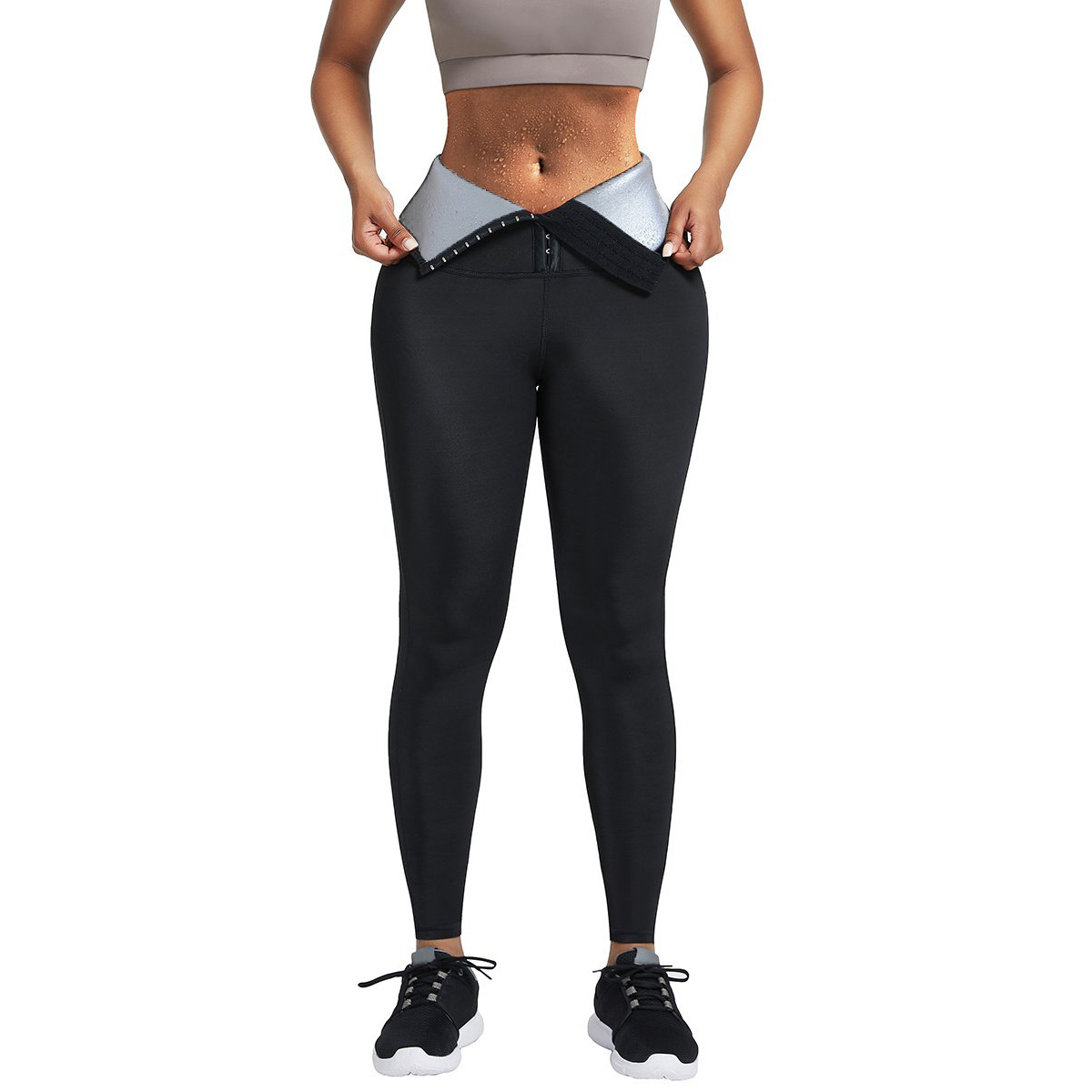 Title 5, Gym Pants with Waist and Belly Control plus Hip...