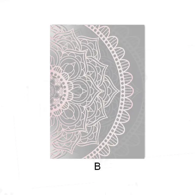 Decorative Painting On Canvas In Abstract Bohemian