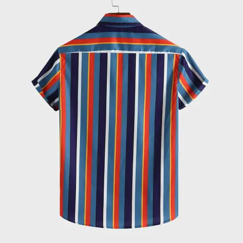 Men's Shirt Beach Rainbow