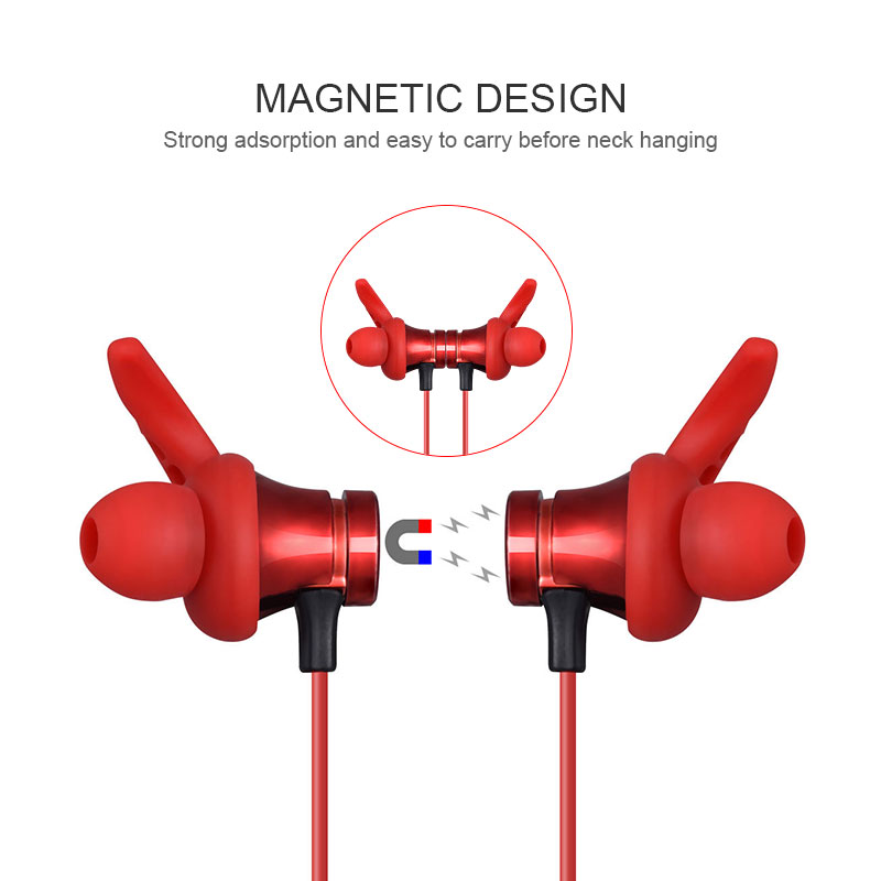 Magnetic Wireless Sports Card Stereo Bluetooth Headset - Image 6