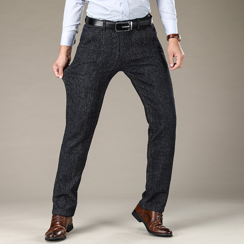 Title 3, Mens Stretch Slim Sanded Casual Pants Comforta...