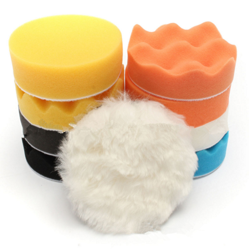 3 Inch Car Beauty Polishing Disc Sponge Set 11 Piece Set