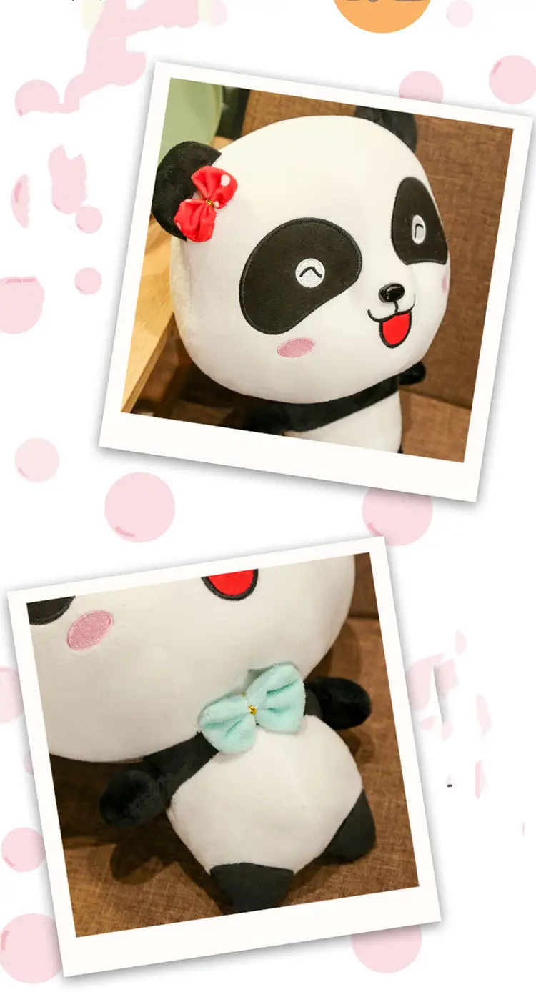 Creative Big Eyes Panda Plush Toy Couple Panda