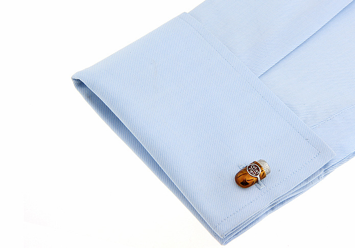 Golden Cigar Cufflinks, picture 4 of 4