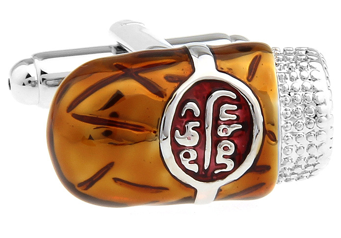 Golden Cigar Cufflinks