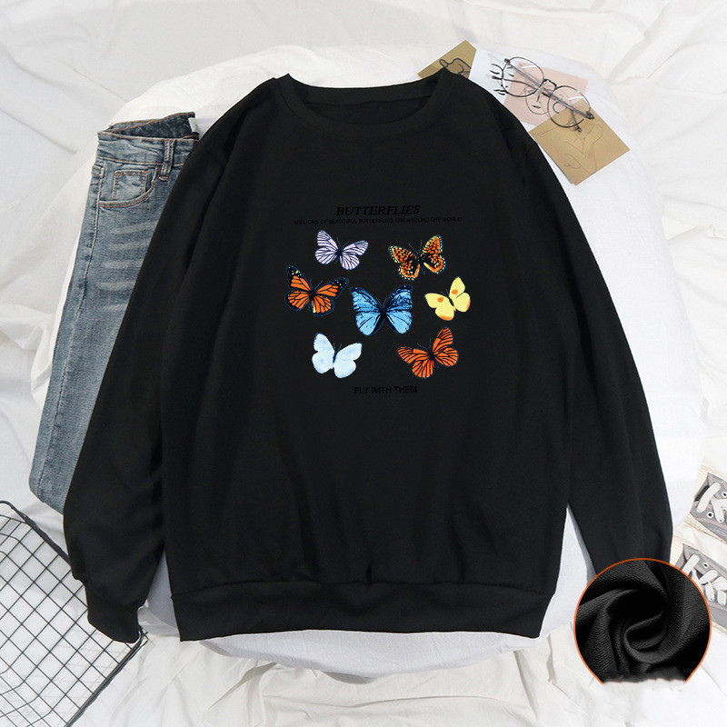 Title 2, Autumn And Winter New Butterfly Sweater Women