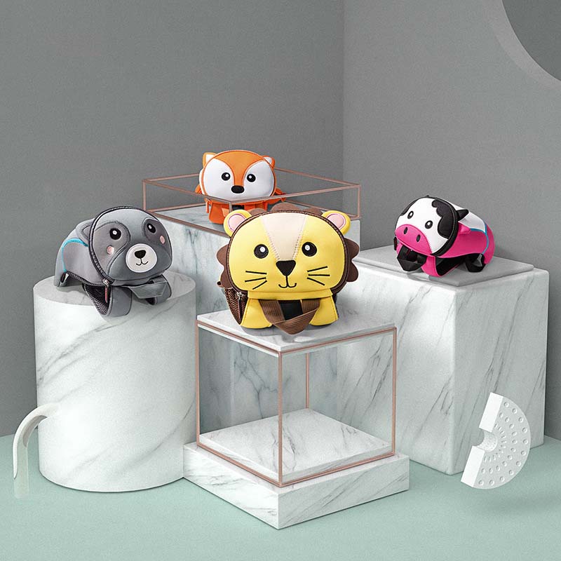 Cute Animal Cartoon Children's Anti-Lost Backpack — view 2