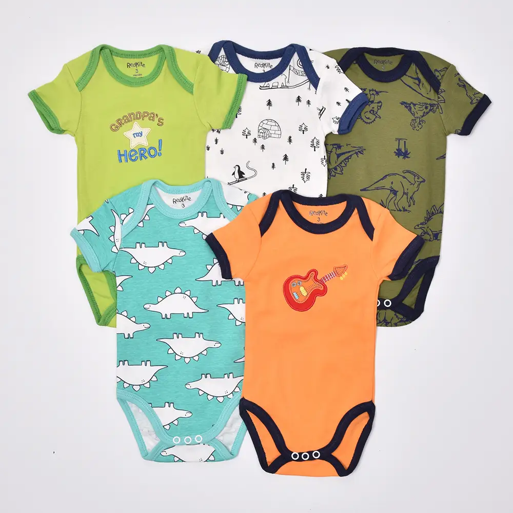 Cotton Baby Short-sleeved Jumpsuit Newborn Romper