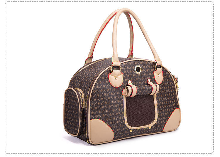 Outing Pet Portable Pu Bag Space Bag