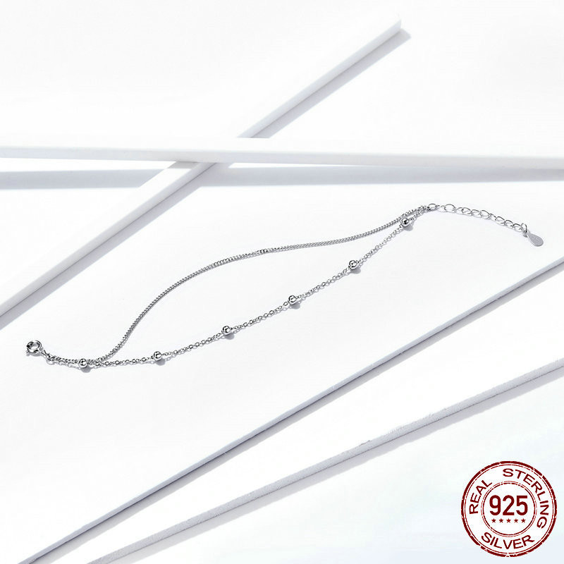 Sterling Silver S925 Platinum Plated Bracelet