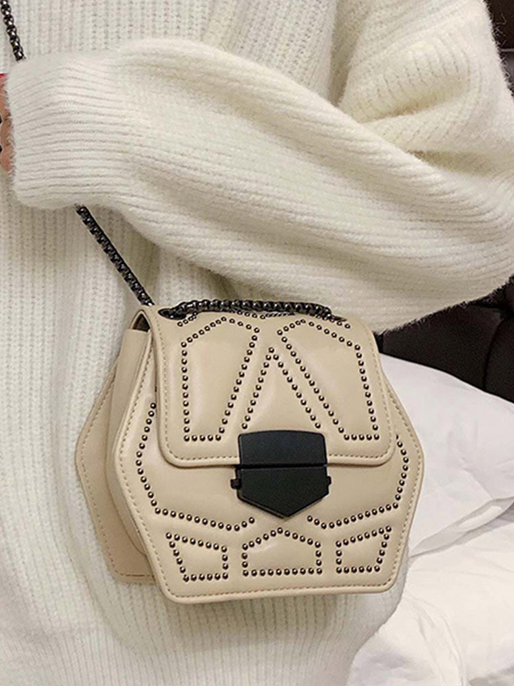 PU Chain Shoulder Bag, picture 3 of 5