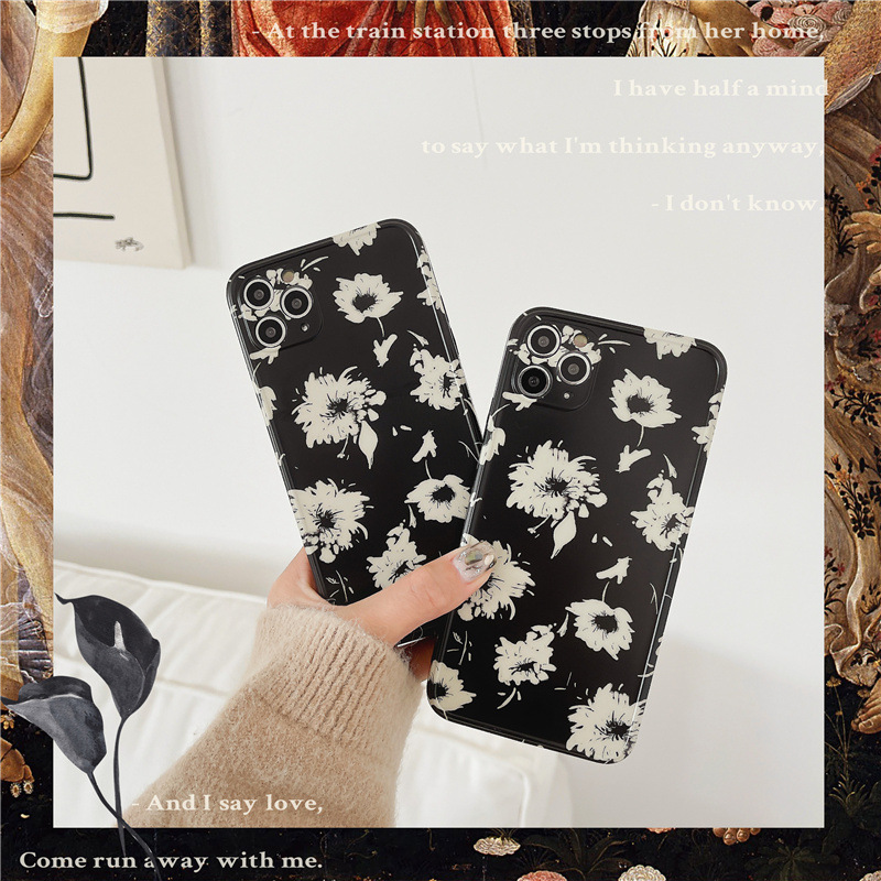 Compatible with Apple , French Floral Mini Silicone Protective Sleeve - Image 3