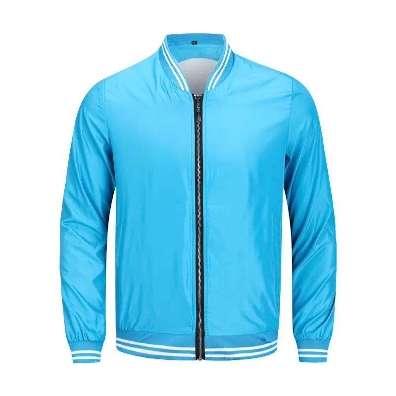 Windbreaker Workwear Jacket Baseball Uniform Custom Long Sleeve Work Clothes